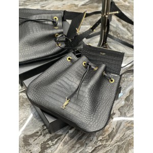 Ysl PARIS VII LARGE FLAT HOBO BAG IN CROCO LEATHER 44 X 33 X 2 CM Bags