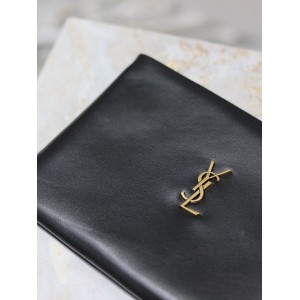 Ysl CALYPSO SMALL POUCH IN LAMBSKIN 23x16cm 