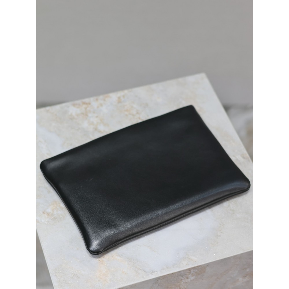 Ysl CALYPSO SMALL POUCH IN LAMBSKIN 23x16cm 