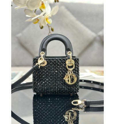 Dior S0856 MICRO LADY BAG Limited edition handmade 12 x 10.2 x 5