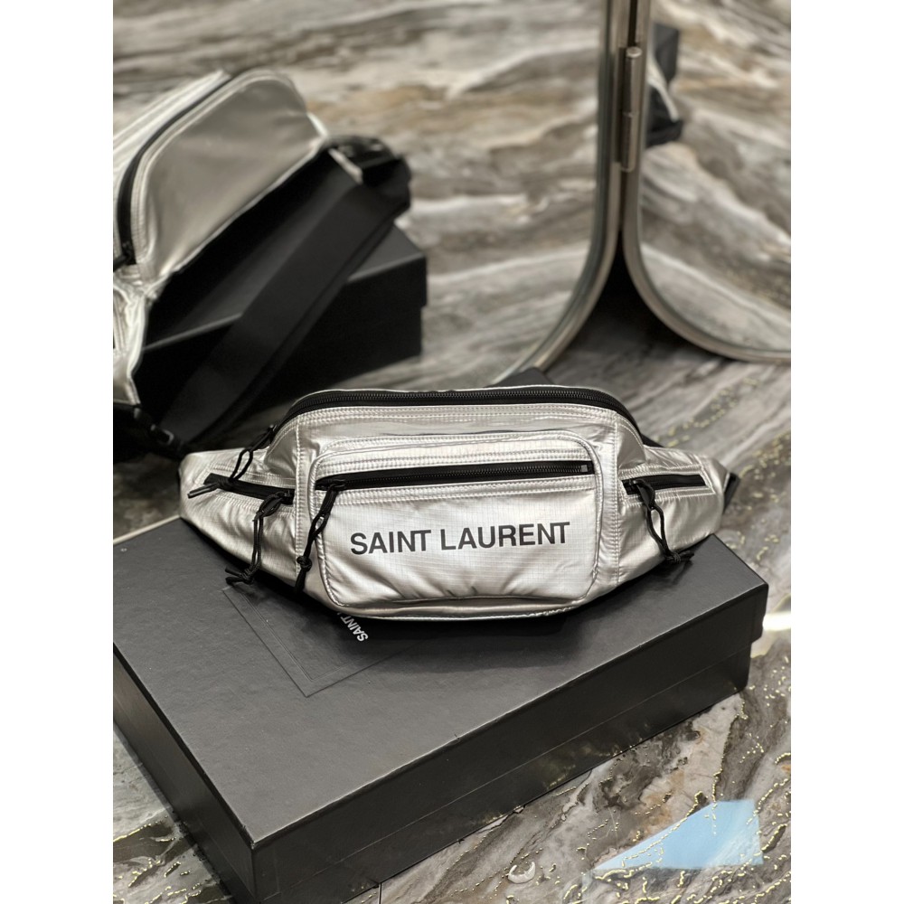 Ysl belt bag 24×16cm silver Bags