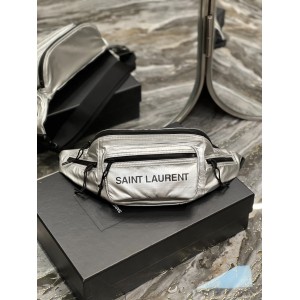 Ysl belt bag 24×16cm silver Bags