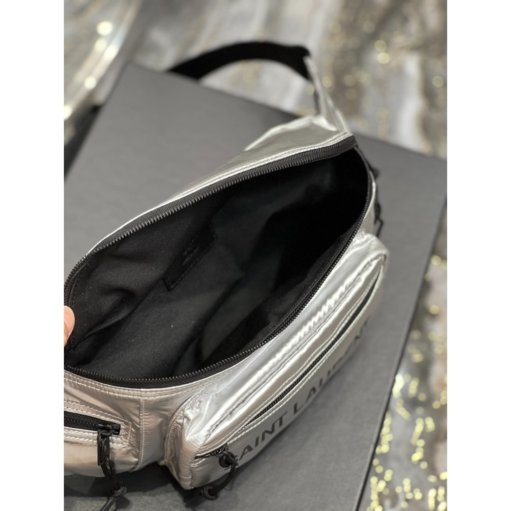 Ysl belt bag 24×16cm silver Bags
