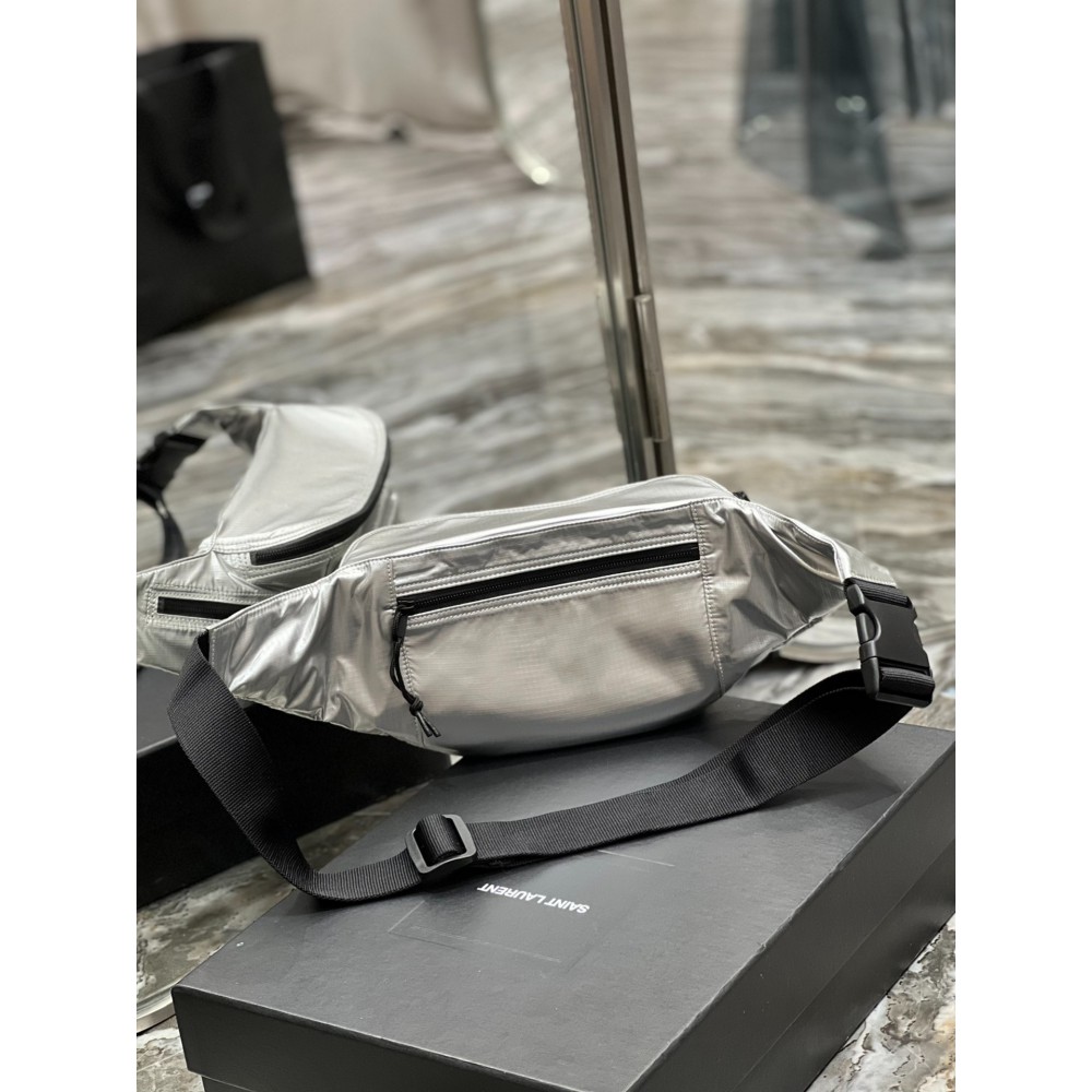 Ysl belt bag 24×16cm silver Bags