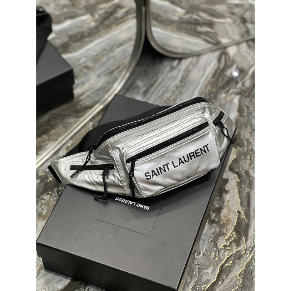 Ysl belt bag 24×16cm silver Bags