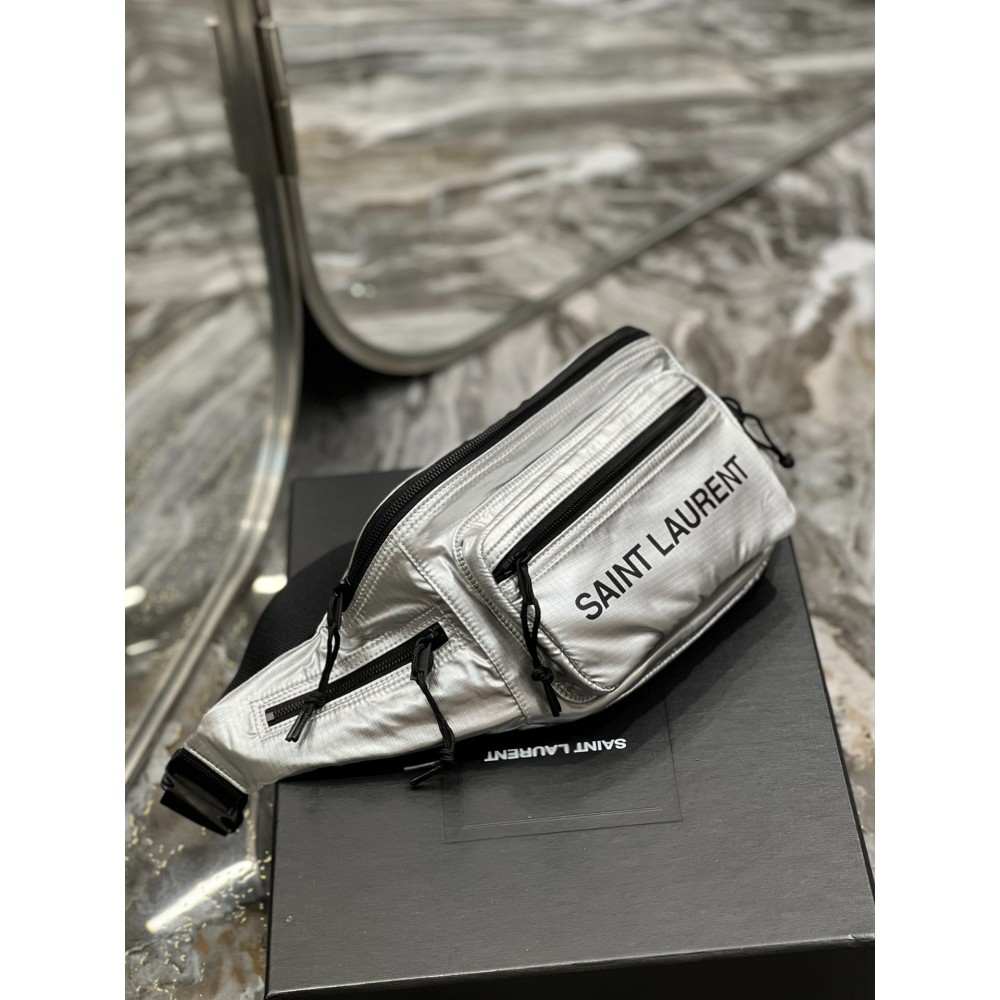 Ysl belt bag 24×16cm silver Bags