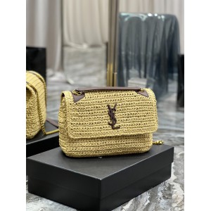 Ysl niki raffia bag 28x20.5cm Bags