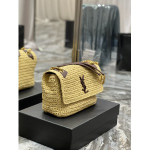 Ysl niki raffia bag 28x20.5cm Bags