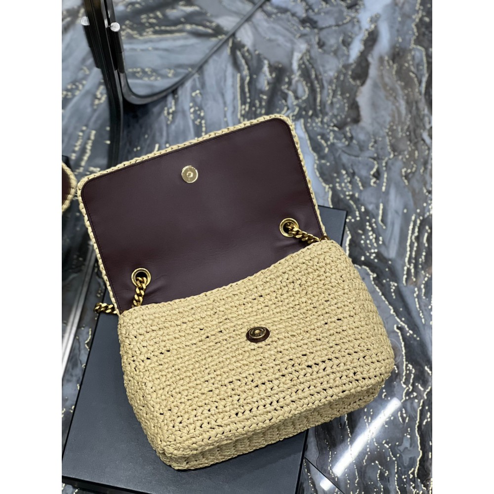 Ysl niki raffia bag 28x20.5cm Bags