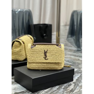 Ysl niki raffia bag 28x20.5cm Bags