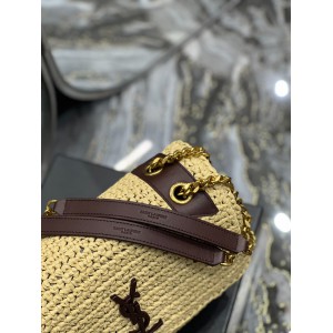 Ysl niki raffia bag 28x20.5cm Bags