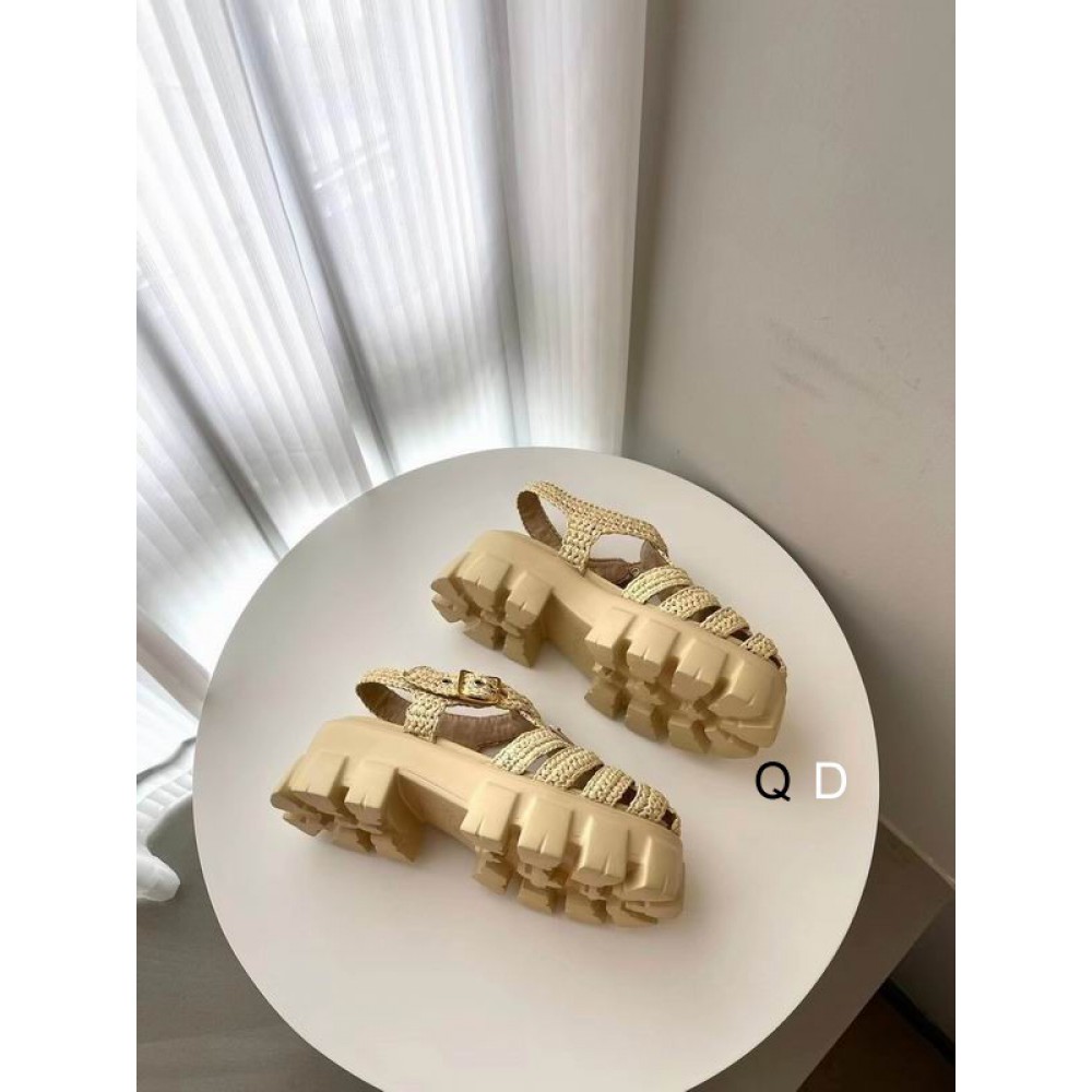 Prada raffia sandals 36-42 beige Shoes