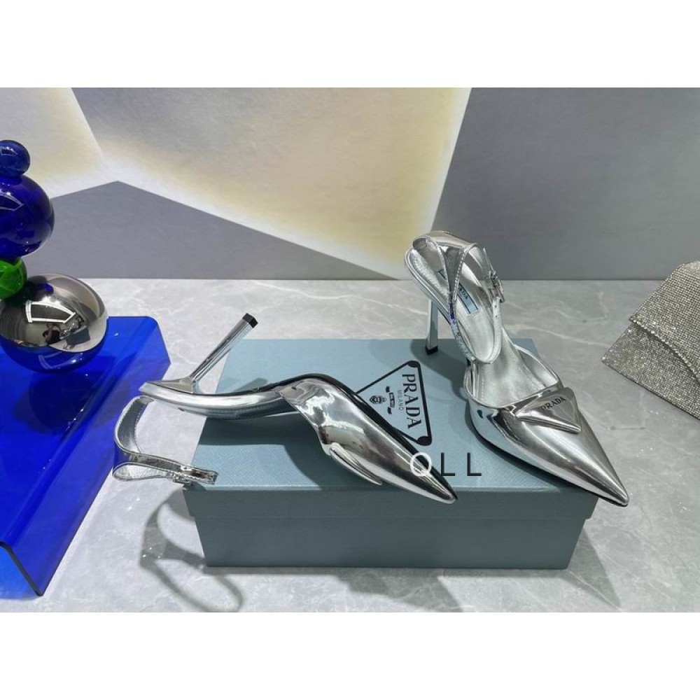 Prada heels 7.5cm 36-42 silver Shoes