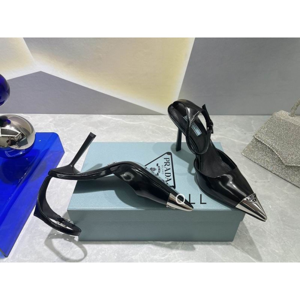 Prada heels 7.5cm 36-42 black silver Shoes