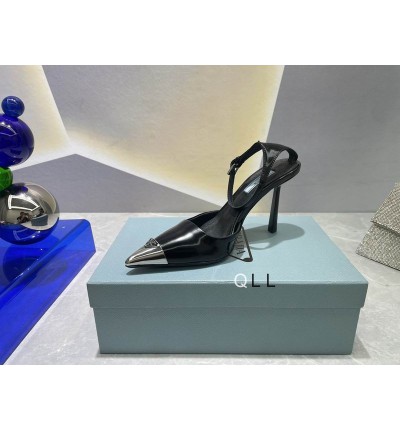 Prada heels 7.5cm 36-42 black silver