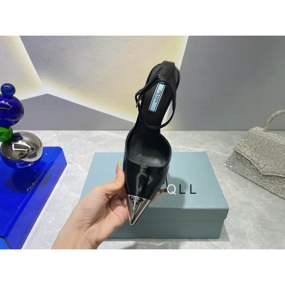 Prada heels 7.5cm 36-42 black silver Shoes