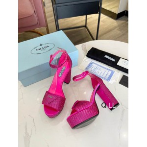 Prada high heel 13cm crystals fuschia 36-42 Shoes