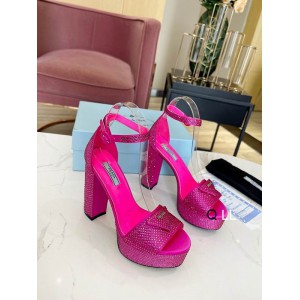 Prada high heel 13cm crystals fuschia 36-42 Shoes