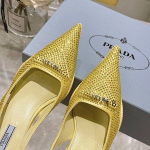 Prada slingback pumps 3cm cystals Shoes