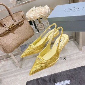 Prada slingback pumps 3cm cystals Shoes