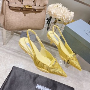 Prada slingback pumps 3cm cystals Shoes