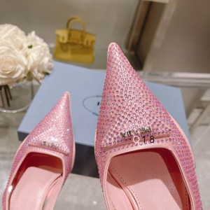 Prada slingback pumps 3cm cystals Shoes