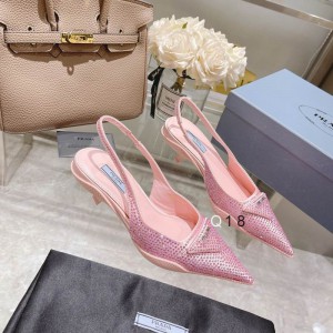 Prada slingback pumps 3cm cystals Shoes
