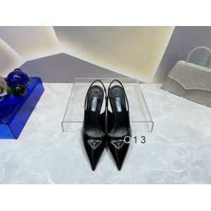 Prada patent leather slingback pumps 7.5cm black 36-41 Shoes