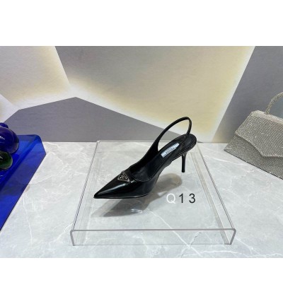 Prada patent leather slingback pumps 7.5cm black 36-41