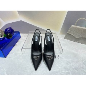 Prada leather slingback pumps 7.5cm black 36-41 Shoes
