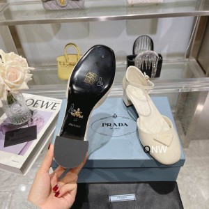 Prada Patent leather pumps ballerinas 3.5cm white 36-42 Shoes