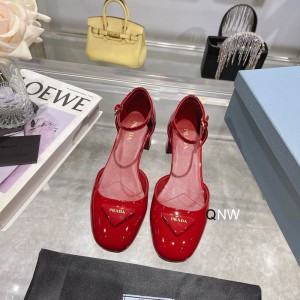 Prada Patent leather pumps ballerinas 3.5cm red 36-42 Shoes