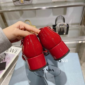 Prada Patent leather pumps ballerinas 3.5cm red 36-42 Shoes