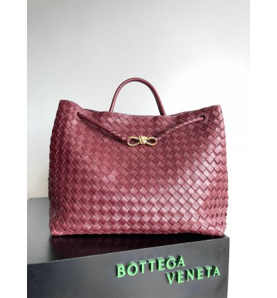 Bottega veneta andiamo Large Andiamo 42x35cm Barolo