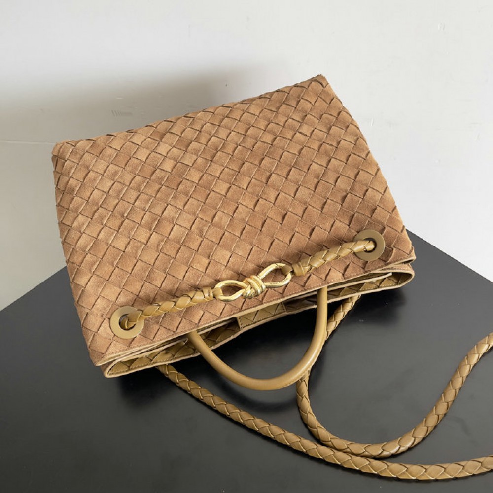 Bottega veneta andiamo medium Andiamo 32x25cm Acorn suede Bags