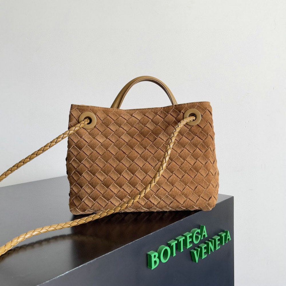 Bottega veneta andiamo small Andiamo 25x20cm Acorn suede Bags