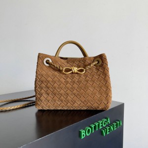 Bottega veneta andiamo small Andiamo 25x20cm Acorn suede Bags