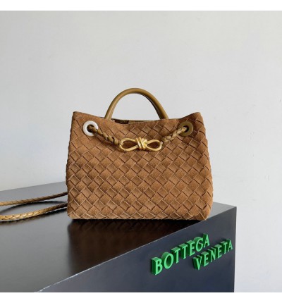 Bottega veneta andiamo small Andiamo 25x20cm Acorn suede