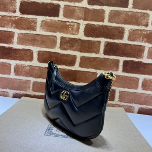 GUCCI MARMONT SMALL SHOULDER BAG 26X17X4CM BLACK Bags