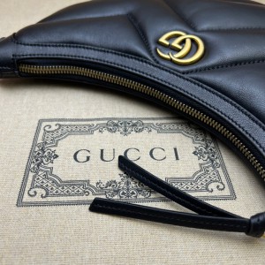 GUCCI MARMONT SMALL SHOULDER BAG 26X17X4CM BLACK Bags