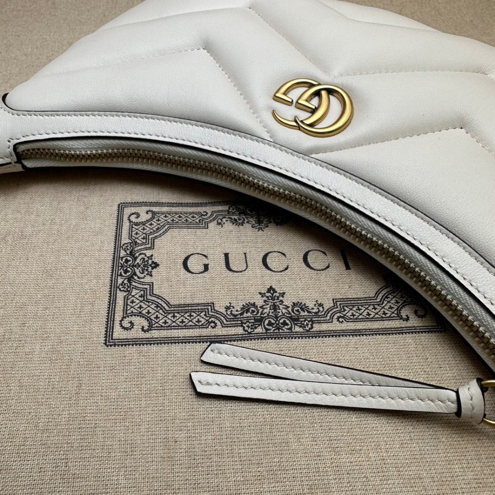 GUCCI MARMONT SMALL SHOULDER BAG 26X17X4CM WHITE Bags