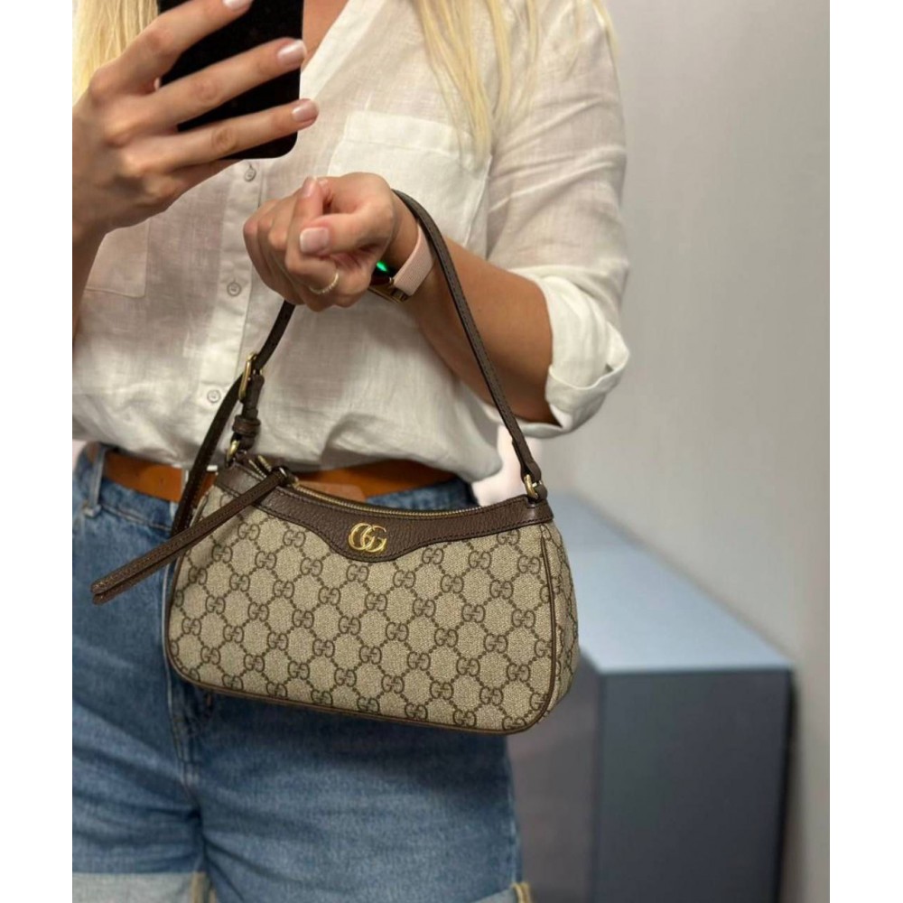 gucci ophidia pochette 25X15X6.5cm brown Bags