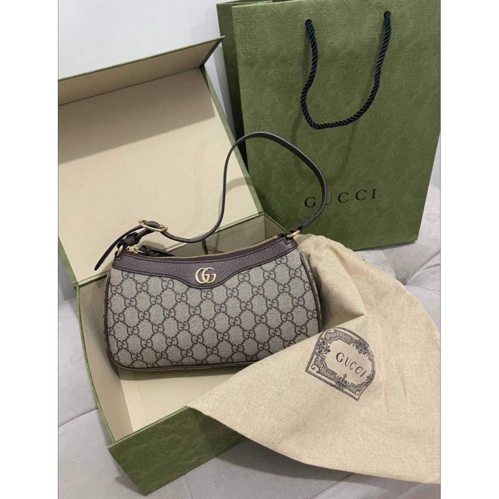 gucci ophidia pochette 25X15X6.5cm brown Bags
