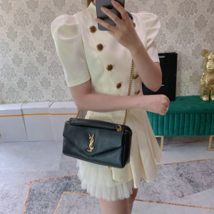 Ysl calypso padded leather shoulder bag 26x14cm Bags