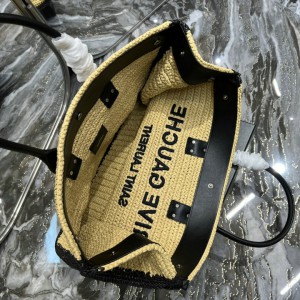 Ysl RIVE GAUCHE large tote bag raffia 48x36x16cm Bags