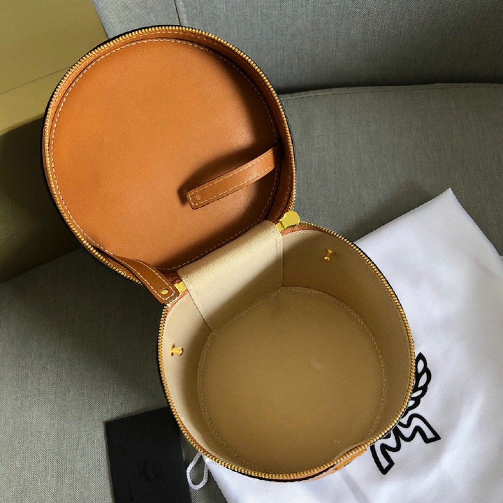 Mcm CYLINDER CROSSBODY IN VISETOS 16x16x14cm Bags