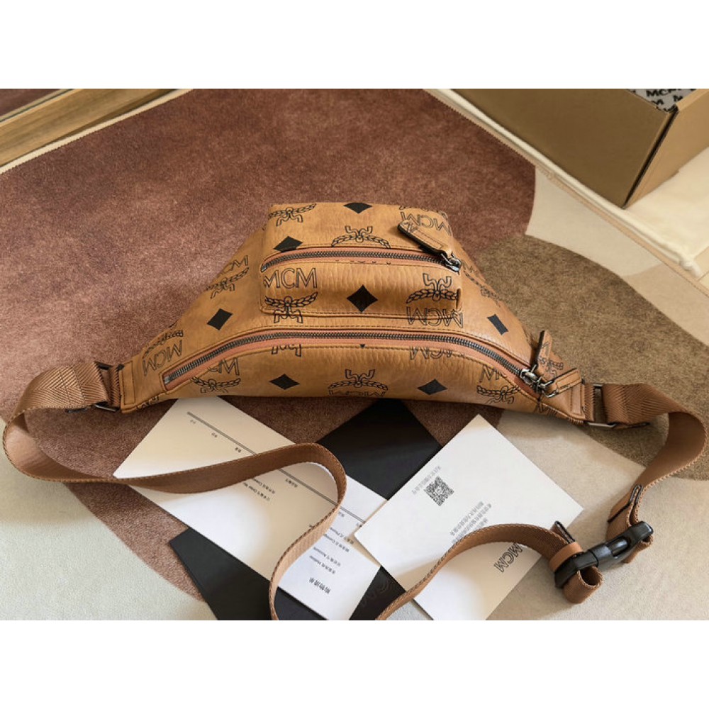 Mcm FURSTEN BELT BAG IN VISETOS 11.5 x 42.5 x 22.0 cm Bags