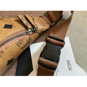 Mcm FURSTEN BELT BAG IN VISETOS 11.5 x 42.5 x 22.0 cm Bags