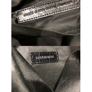 Balenciaga WOMEN'S MONACO MEDIUM CHAIN BAG IN BLACK silver Bags