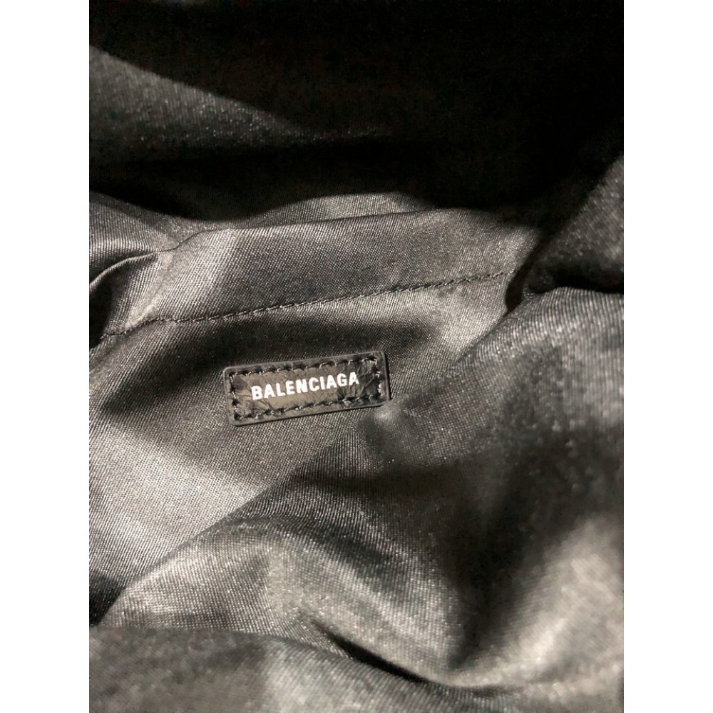 Balenciaga WOMEN'S MONACO MEDIUM CHAIN BAG IN BLACK gold Bags